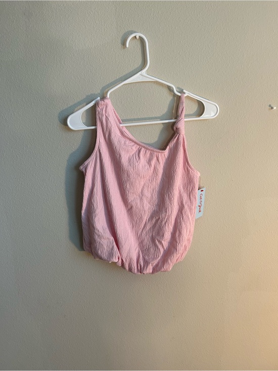 Cat & Jack Other - Cat & Jack Pink Knot-Shoulder Bandeau Tank